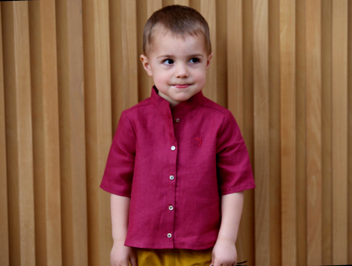 Chemise Canggu Framboise